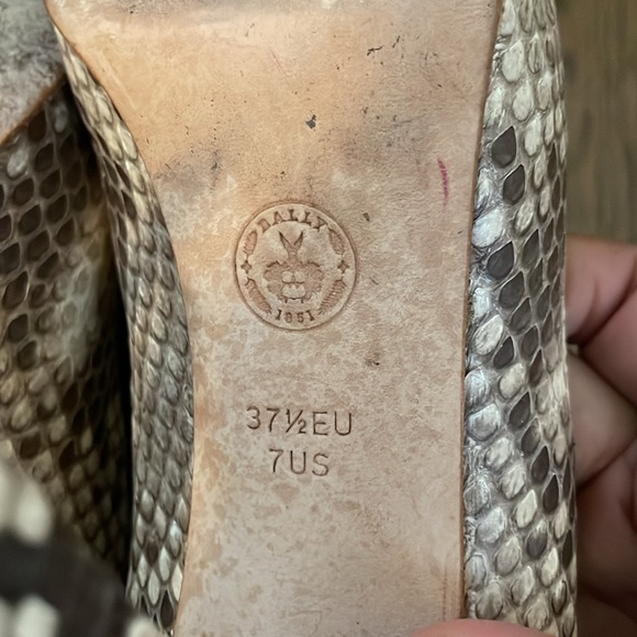 BALLY Python Heels - Picture 6 of 6